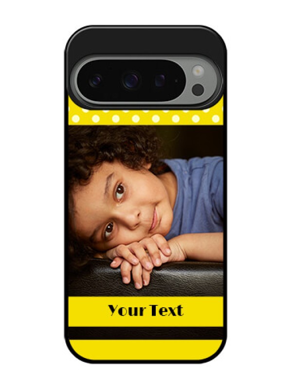 Custom Google Pixel 9 Pro 5G Custom Metal Phone Case - Bright Yellow Case Design