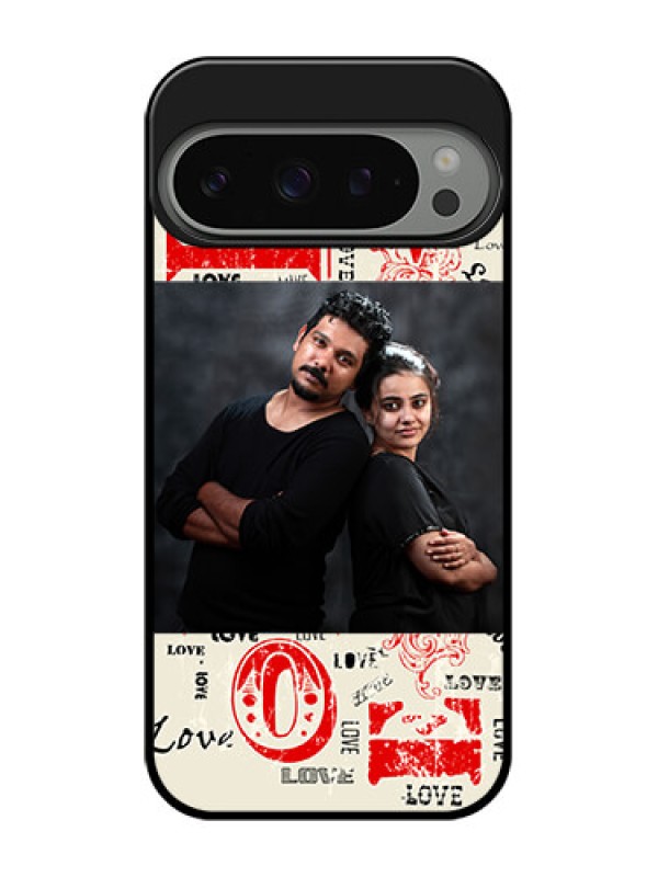 Custom Google Pixel 9 Pro 5G Custom Metal Phone Case - Trendy Love Design Case