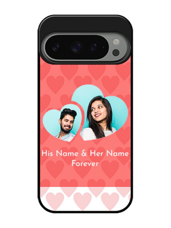 Custom Google Pixel 9 Pro 5G Custom Metal Phone Case - Couple Pic Upload Design
