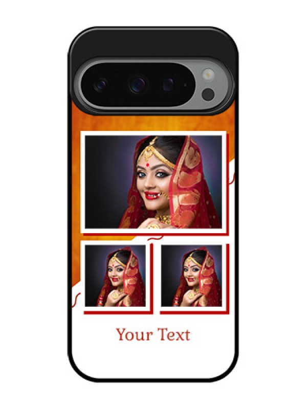 Custom Google Pixel 9 Pro 5G Custom Metal Phone Case - Wedding Memories Design