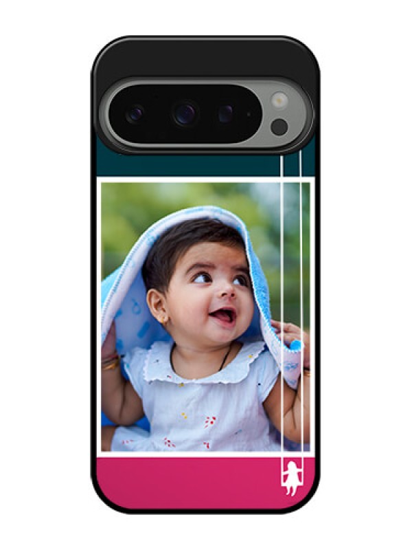 Custom Google Pixel 9 Pro 5G Custom Metal Phone Case - Cute Girl With Cloud Design