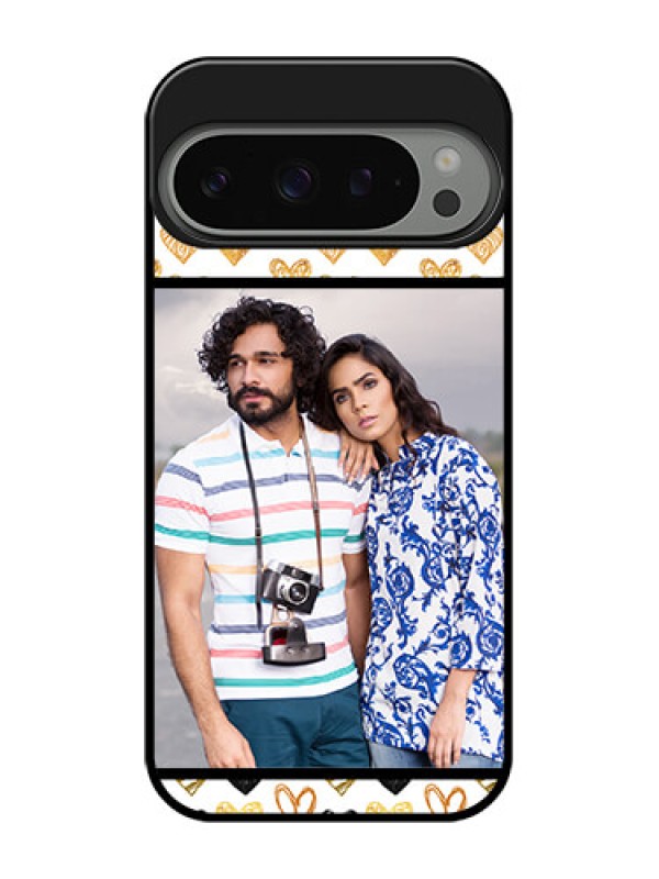 Custom Google Pixel 9 Pro 5G Custom Metal Phone Case - Love Symbol Design