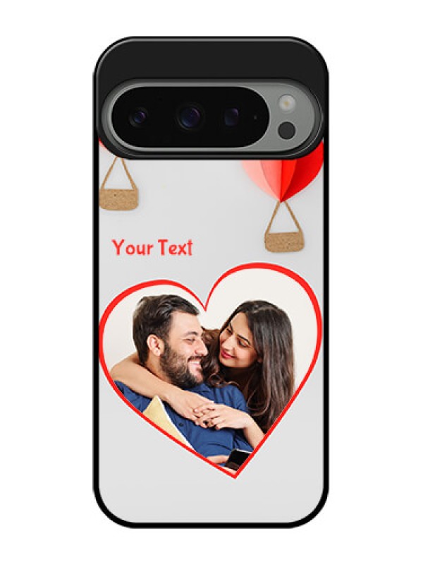 Custom Google Pixel 9 Pro 5G Custom Metal Phone Case - Parachute Love Design