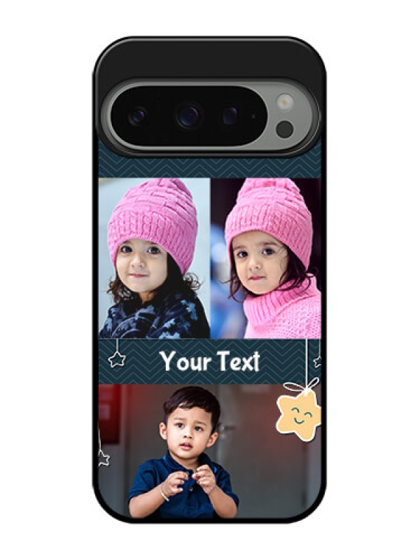 Custom Google Pixel 9 Pro 5G Custom Metal Phone Case - Hanging Stars Design