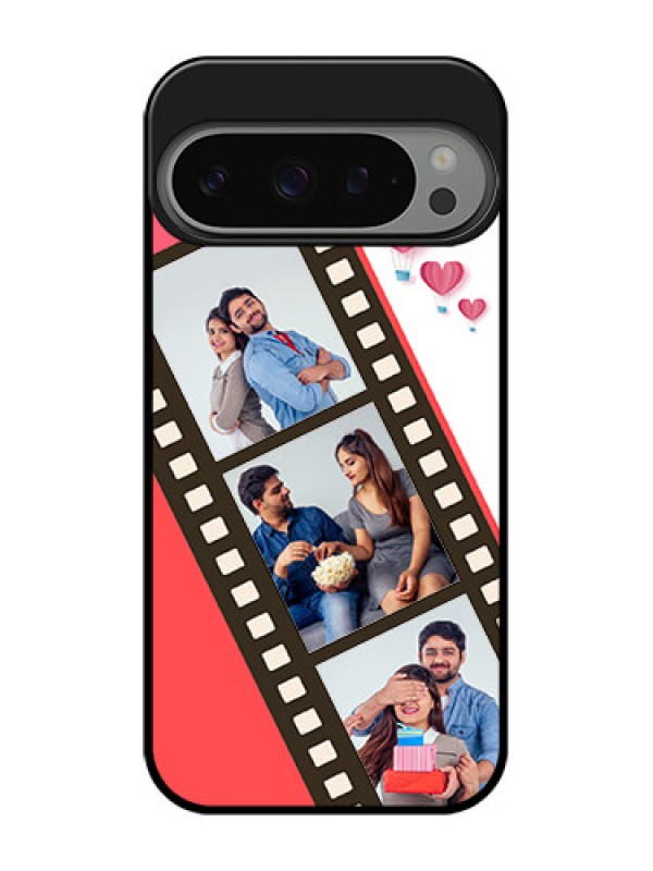 Custom Google Pixel 9 Pro 5G Custom Metal Phone Case - 3 Image Holder With Film Reel