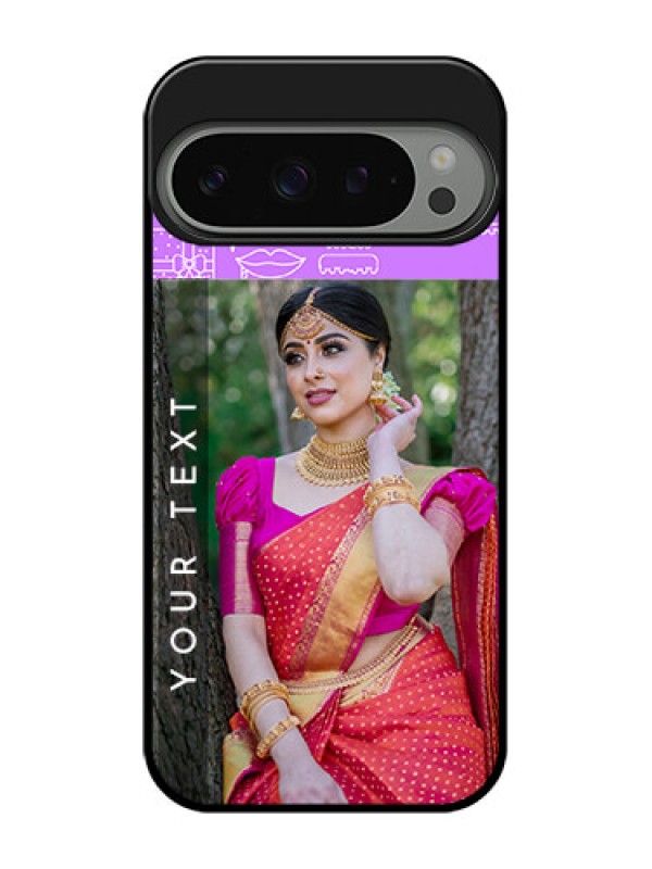 Custom Google Pixel 9 Pro 5G Custom Metal Phone Case - Birthday Icons Design