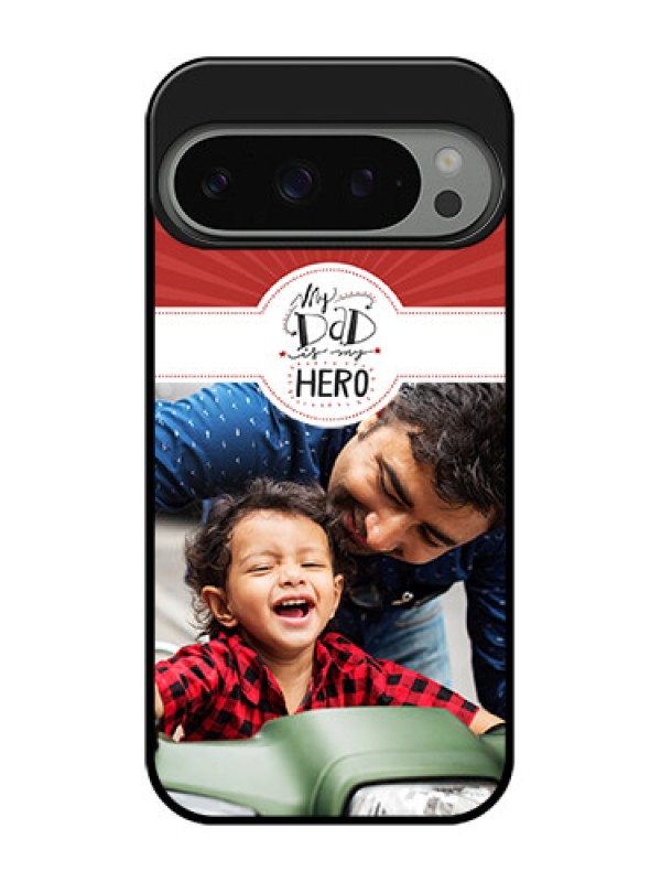 Custom Google Pixel 9 Pro 5G Custom Metal Phone Case - My Dad Hero Design