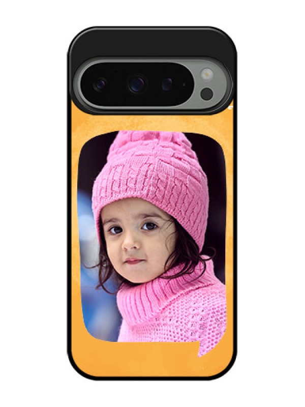 Custom Google Pixel 9 Pro 5G Custom Metal Phone Case - Water Color Design With Bird Icons