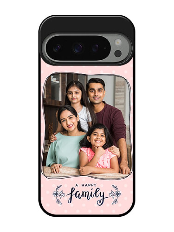 Custom Google Pixel 9 Pro 5G Custom Metal Phone Case - Family With Dots Design