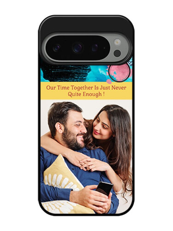 Custom Google Pixel 9 Pro 5G Custom Metal Phone Case - Quote With Acrylic Painting Design