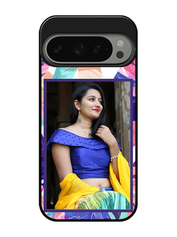 Custom Google Pixel 9 Pro 5G Custom Metal Phone Case - Abstract Floral Design