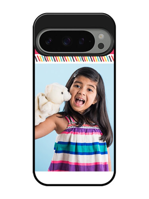 Custom Google Pixel 9 Pro 5G Custom Metal Phone Case - Line Art Design