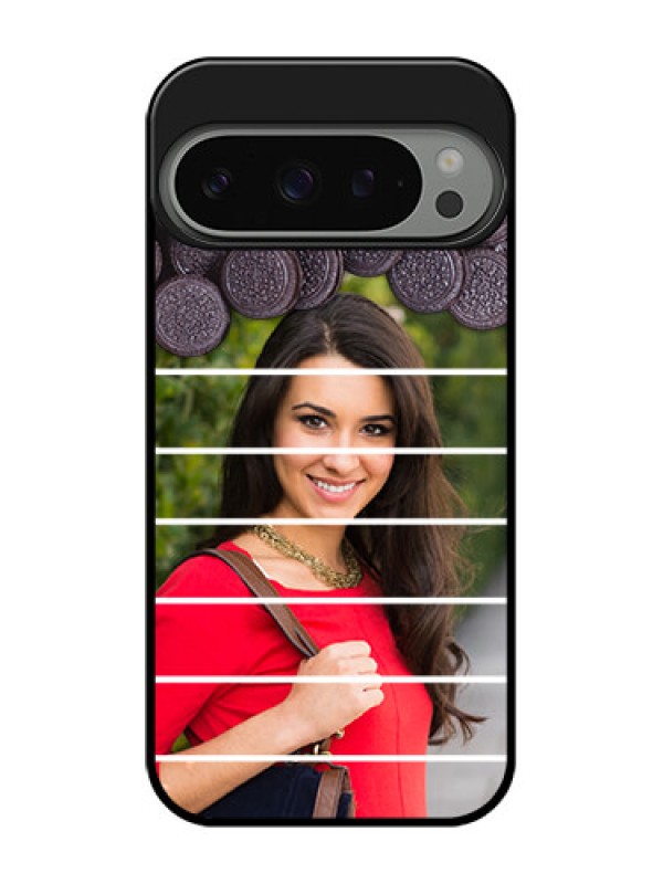 Custom Google Pixel 9 Pro 5G Custom Metal Phone Case - With Oreo Biscuit Design