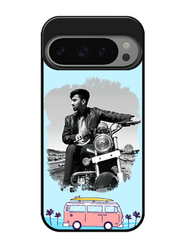 Custom Google Pixel 9 Pro 5G Custom Metal Phone Case - Travel and Adventure Design