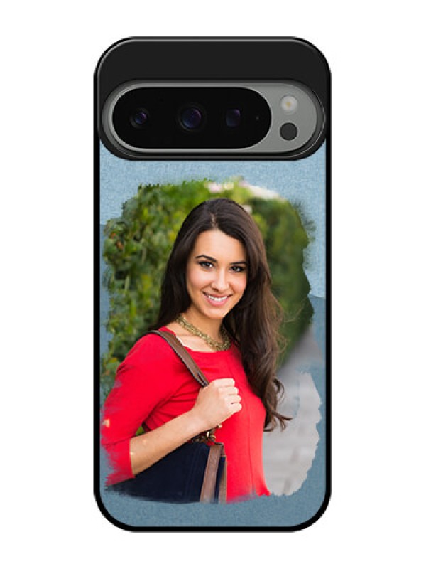 Custom Google Pixel 9 Pro 5G Custom Metal Phone Case - Grunge Line Art Design