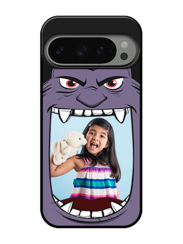 Custom Google Pixel 9 Pro 5G Custom Metal Phone Case - Angry Monster Design