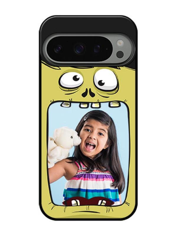 Custom Google Pixel 9 Pro 5G Custom Metal Phone Case - Cartoon Monster Back Case Design
