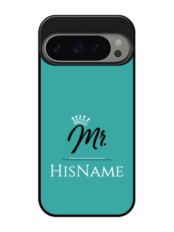 Custom Google Pixel 9 Pro 5G Custom Metal Phone Case - Mr With Name Design