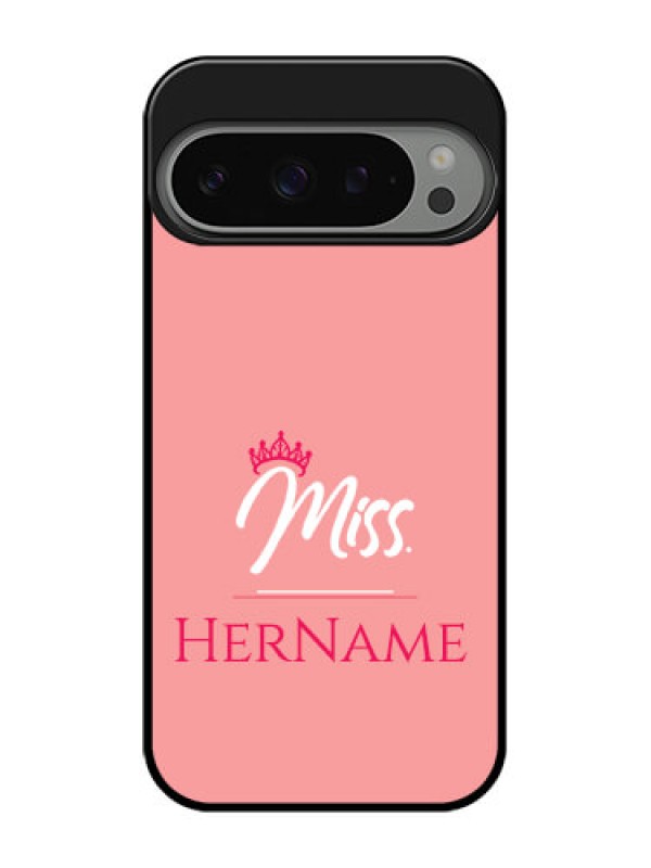 Custom Google Pixel 9 Pro 5G Custom Metal Phone Case - Mrs With Name Design