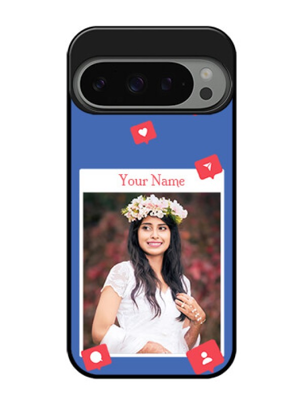 Custom Google Pixel 9 Pro 5G Custom Metal Phone Case - Like Share And Comment Design