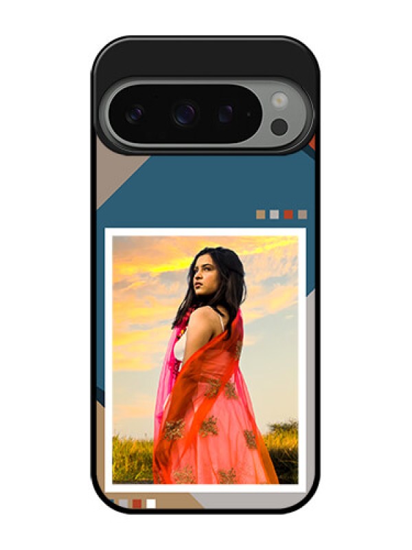 Custom Google Pixel 9 Pro 5G Custom Metal Phone Case - Retro Color Pallet Design