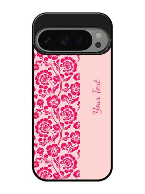 Custom Google Pixel 9 Pro 5G Custom Metal Phone Case - Attractive Floral Pattern Design