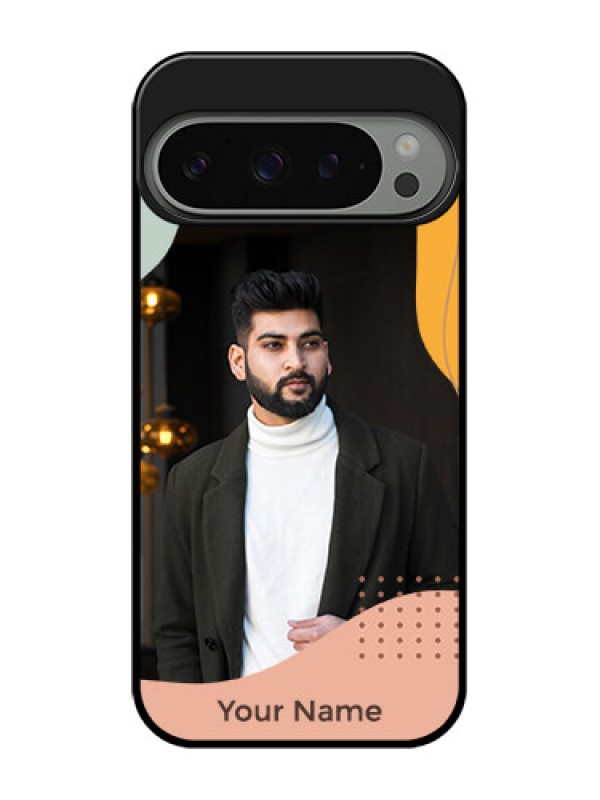 Custom Google Pixel 9 Pro 5G Custom Metal Phone Case - Tri - Coloured Overlay Design