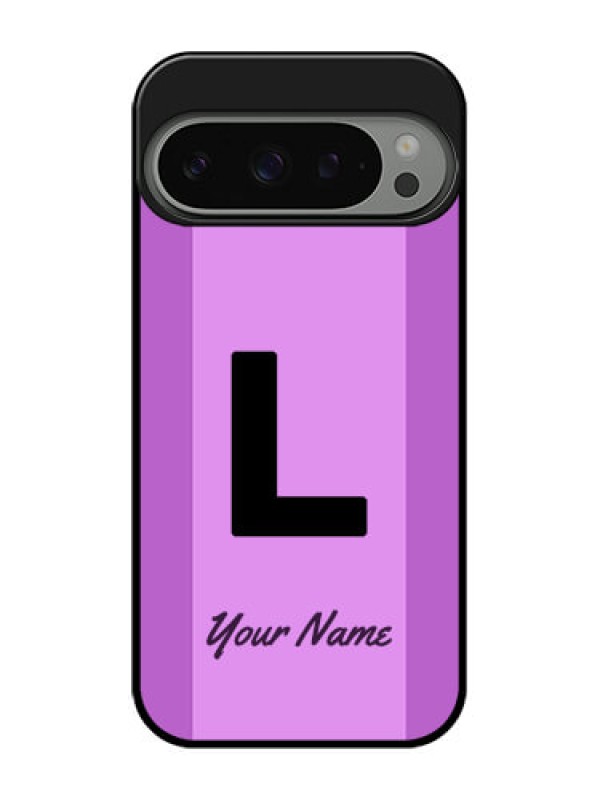 Custom Google Pixel 9 Pro 5G Custom Metal Phone Case - Tricolor Custom Text Design