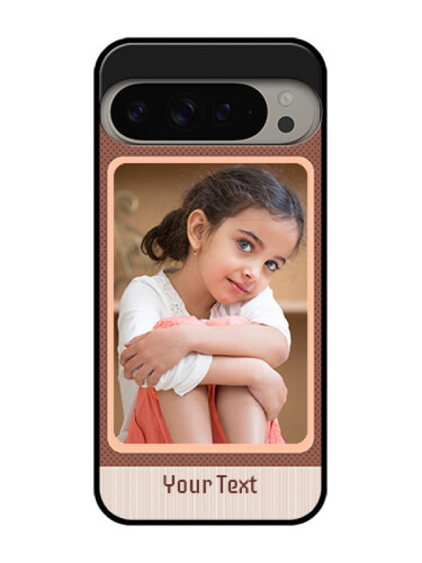 Custom Google Pixel 9 Pro Xl Custom Metal Phone CaseSimple Pic Upload Design