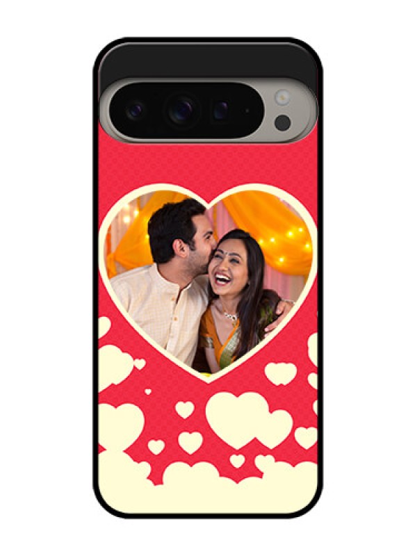 Custom Google Pixel 9 Pro Xl Custom Metal Phone CaseLove Symbols Phone Cover Design