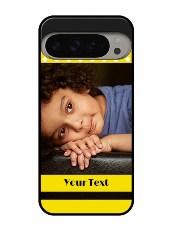 Custom Google Pixel 9 Pro Xl Custom Metal Phone CaseBright Yellow Case Design
