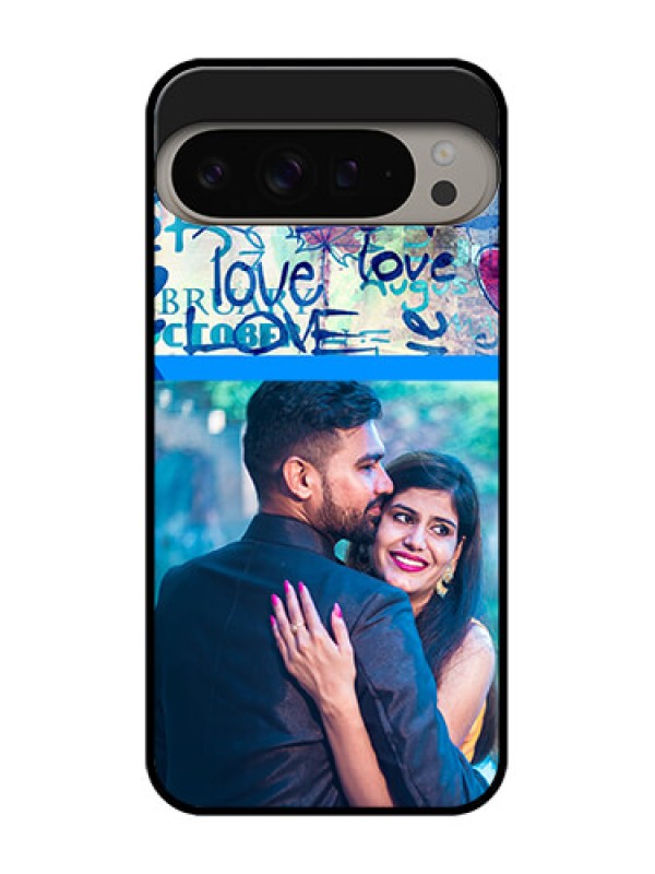 Custom Google Pixel 9 Pro Xl Custom Metal Phone CaseColorful Love Design