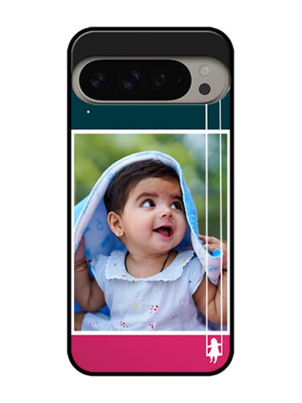 Custom Google Pixel 9 Pro Xl Custom Metal Phone CaseCute Girl With Cloud Design