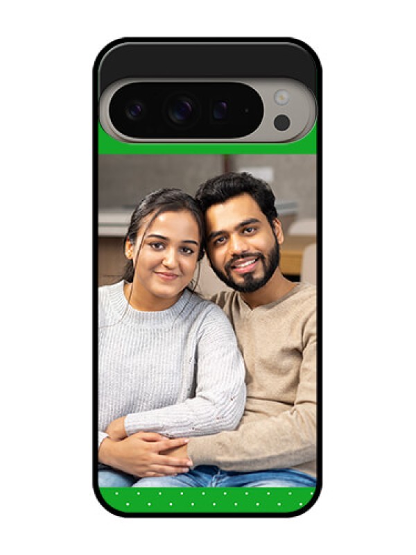 Custom Google Pixel 9 Pro Xl Custom Metal Phone CaseGreen Pattern Design