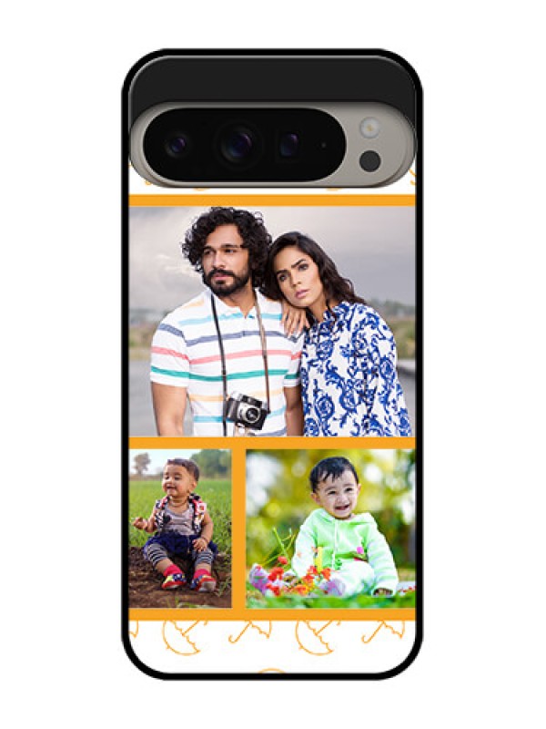 Custom Google Pixel 9 Pro Xl Custom Metal Phone CaseYellow Pattern Design