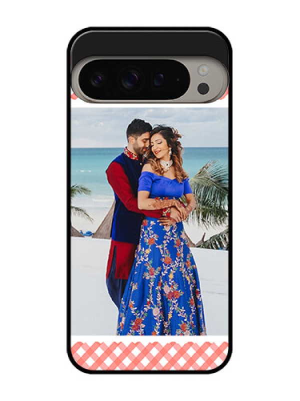 Custom Google Pixel 9 Pro Xl Custom Metal Phone CasePink Pattern Design