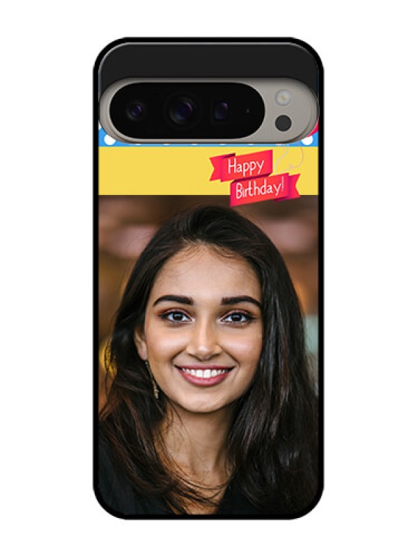 Custom Google Pixel 9 Pro Xl Custom Metal Phone CaseHappy Birthday Design