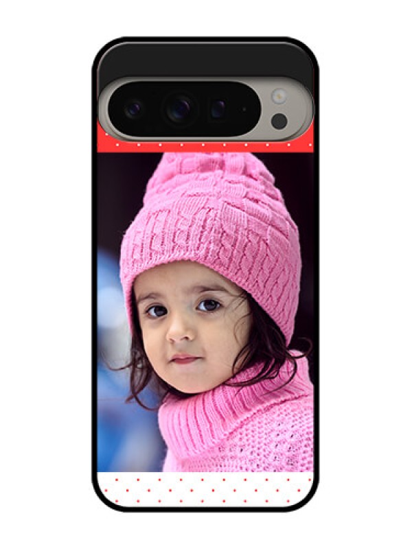 Custom Google Pixel 9 Pro Xl Custom Metal Phone CaseRed Pattern Design