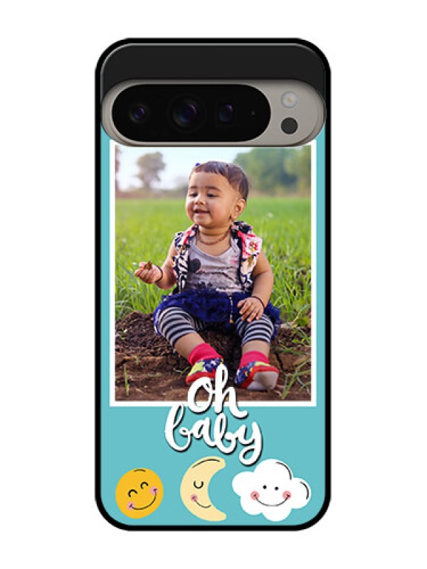 Custom Google Pixel 9 Pro Xl Custom Metal Phone CaseSmiley Kids Stars Design