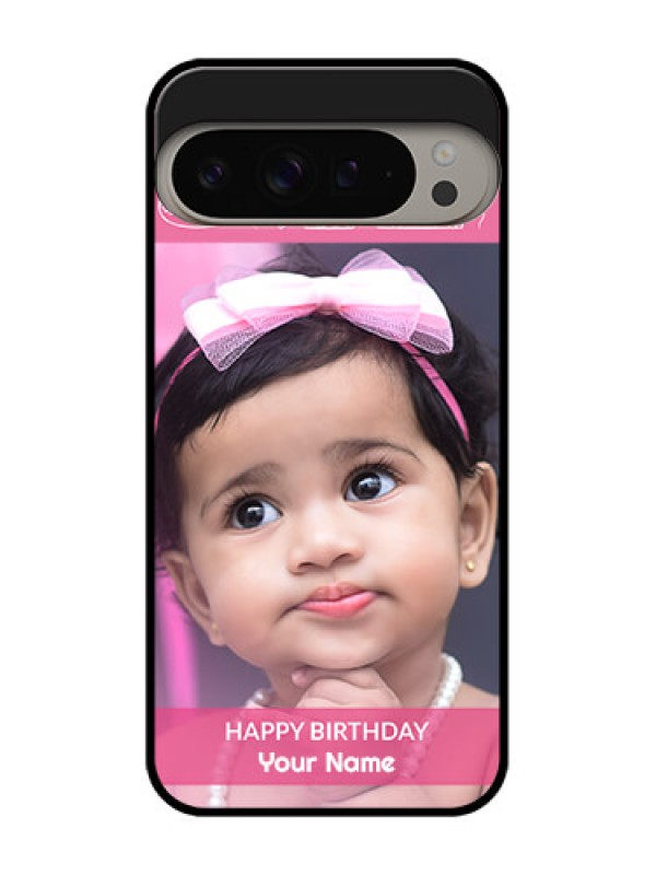 Custom Google Pixel 9 Pro Xl Custom Metal Phone CaseWith Birthday Line Art Design