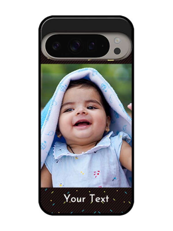 Custom Google Pixel 9 Pro Xl Custom Metal Phone CaseWith Confetti Birthday Design