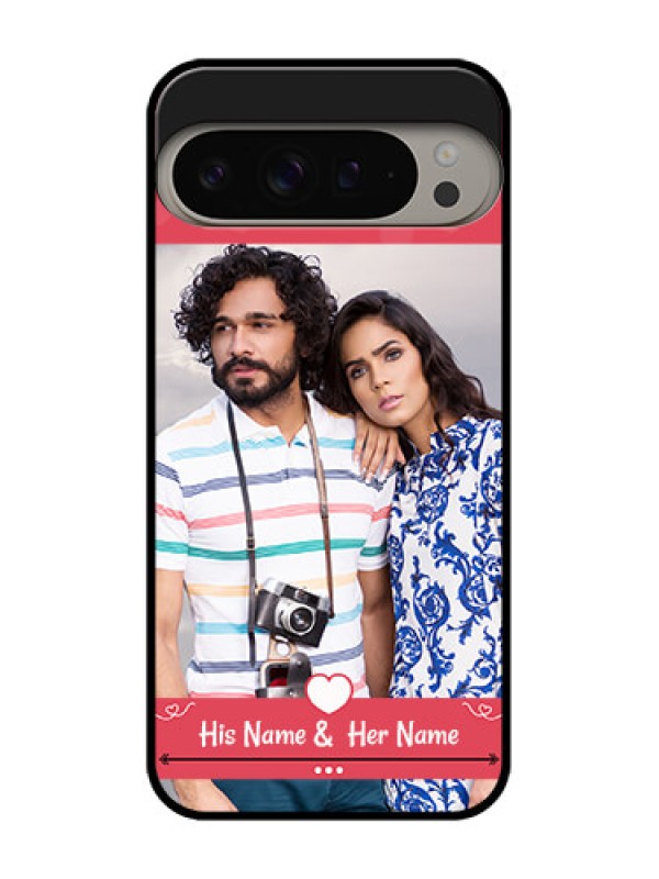 Custom Google Pixel 9 Pro Xl Custom Metal Phone CaseSimple Love Design