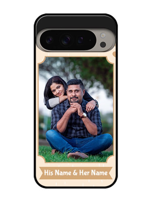 Custom Google Pixel 9 Pro Xl Custom Metal Phone CaseWith Confetti Love Design