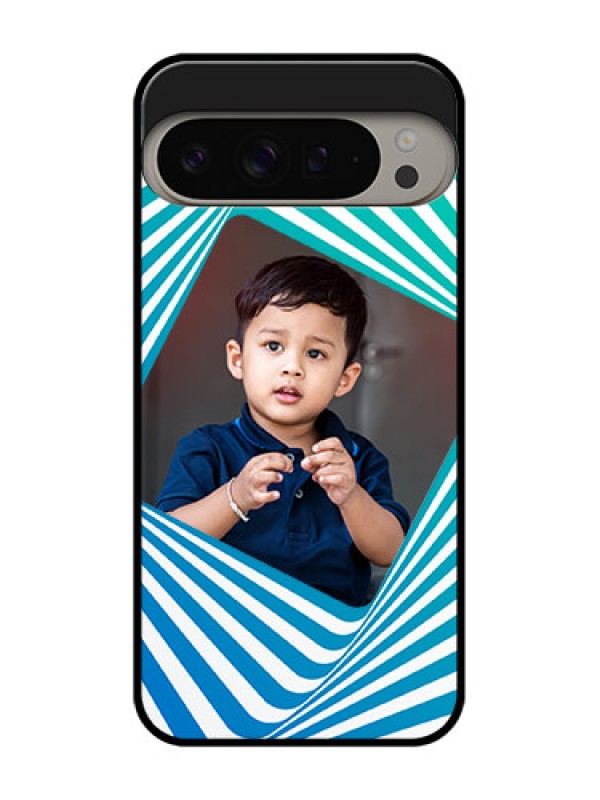 Custom Google Pixel 9 Pro Xl Custom Metal Phone CaseAbstract Spiral Design