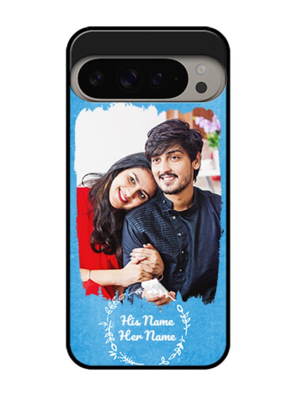 Custom Google Pixel 9 Pro Xl Custom Metal Phone CaseBlue Color Vintage Design