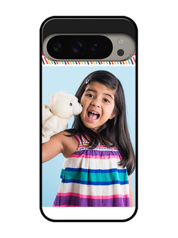 Custom Google Pixel 9 Pro Xl Custom Metal Phone CaseLine Art Design