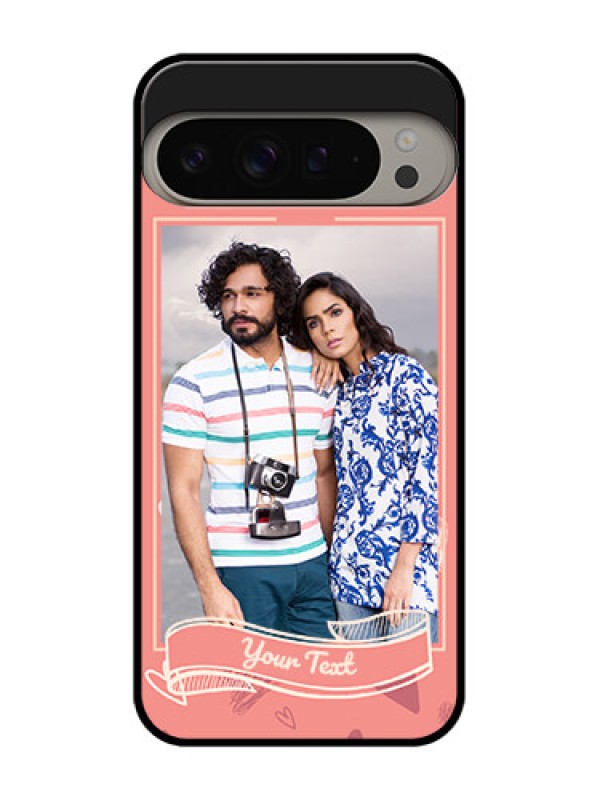 Custom Google Pixel 9 Pro Xl Custom Metal Phone CaseLove Doodle Art Design