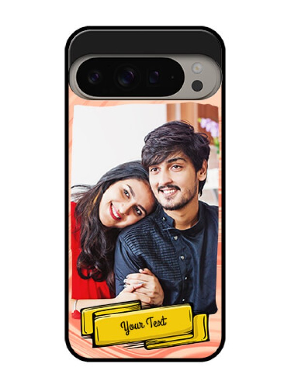 Custom Google Pixel 9 Pro Xl Custom Metal Phone CaseMarble Texture Design