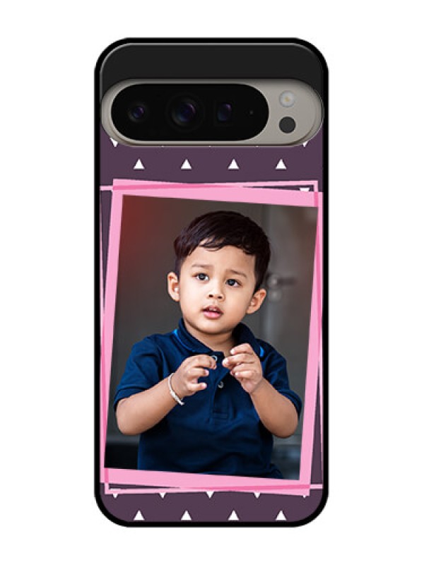 Custom Google Pixel 9 Pro Xl Custom Metal Phone CaseTriangle Pattern Dotted Design