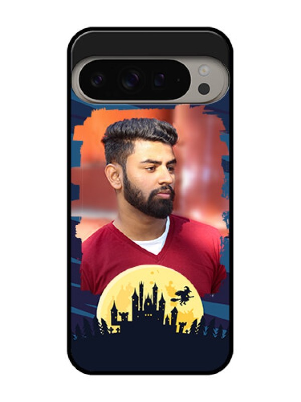 Custom Google Pixel 9 Pro Xl Custom Metal Phone CaseHalloween Witch Design